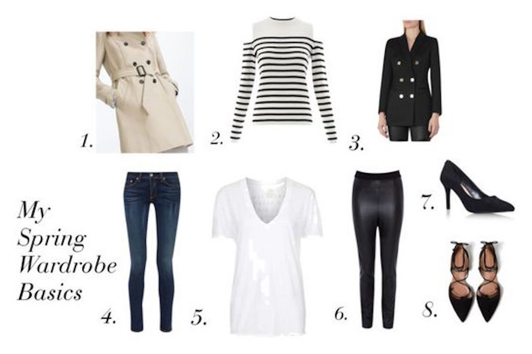 My Spring Wardrobe Basics Georgie Steeples